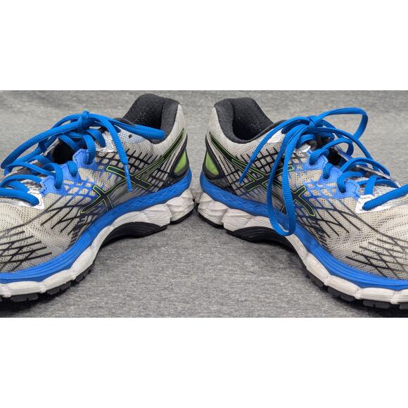ASICS Mens Shoes - Gray/Blue, Sneakers, Gel-Nimbus 17, Running/Jogging, Size 8.5 - Picture 7 of 8